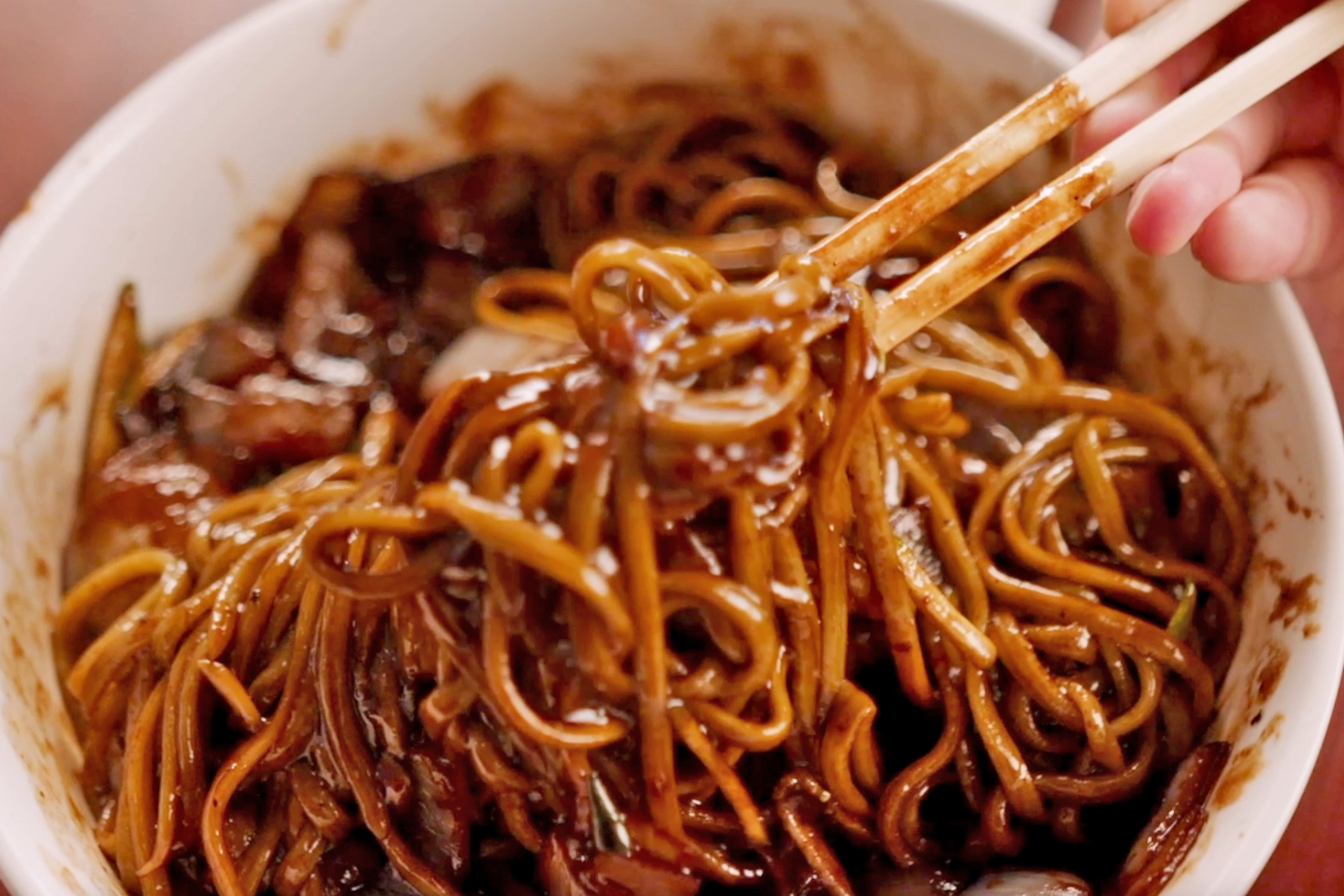 The Black Bean Noodles from Man Chun Hong.