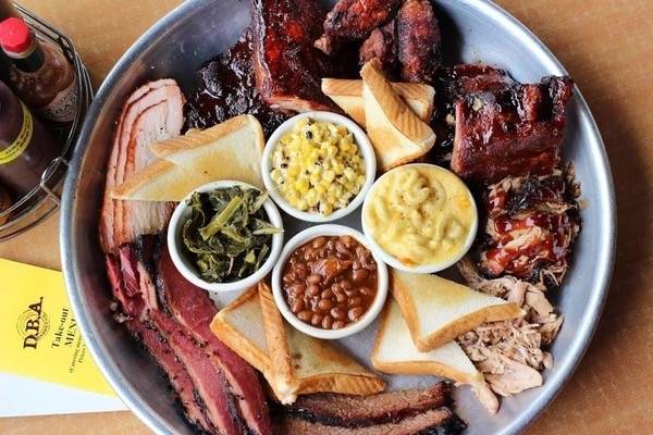 DBA Barbecue- BBQ platter | Photo: Facebook