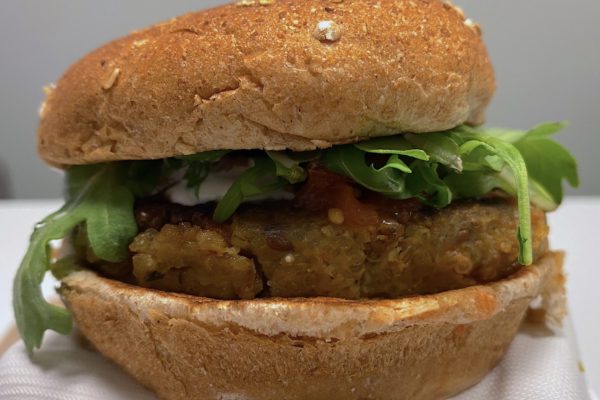Housemade Vegan Burger from Farm Burger
