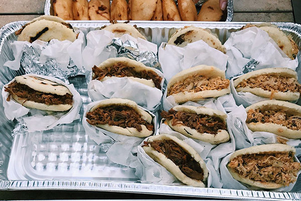 Arepas from Natarica Grill.