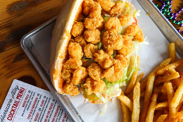 Bayou'Q - Shrimp Po Boy | Photo: Facebook/BayouQRoswell