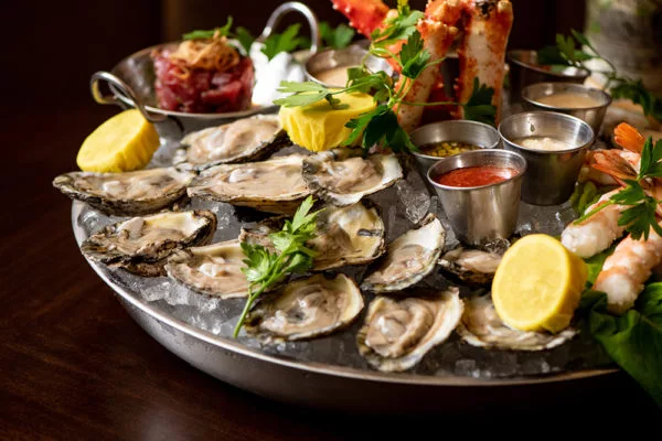 The Seafood Tower from C&S Seafood and Oyster House.