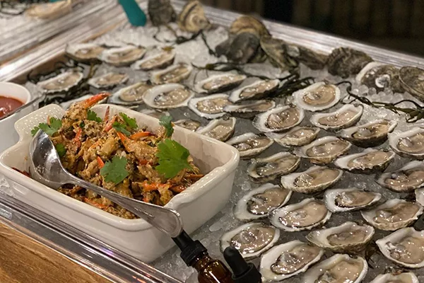 Oysters from Kimball House in Decatur.