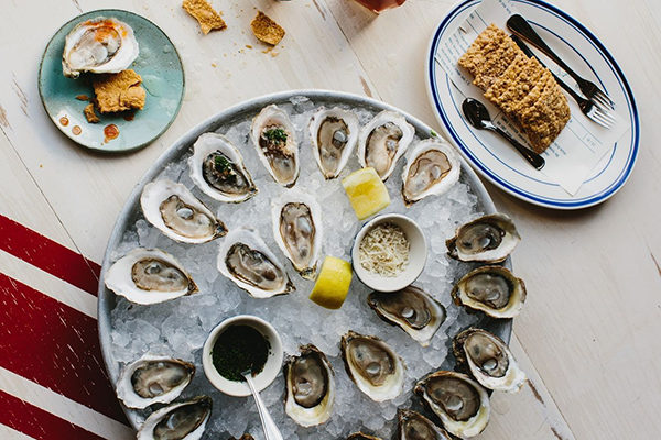 Oysters from The Optimist in West MIdtown.