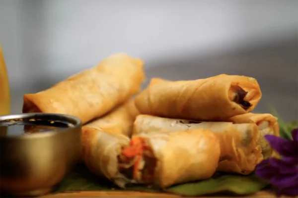 Traditional Lumpia from Estrellita in Grant Park.