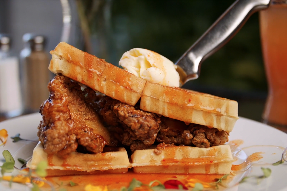 Chicken and Waffles from Hot Betty in Tucker, GA.