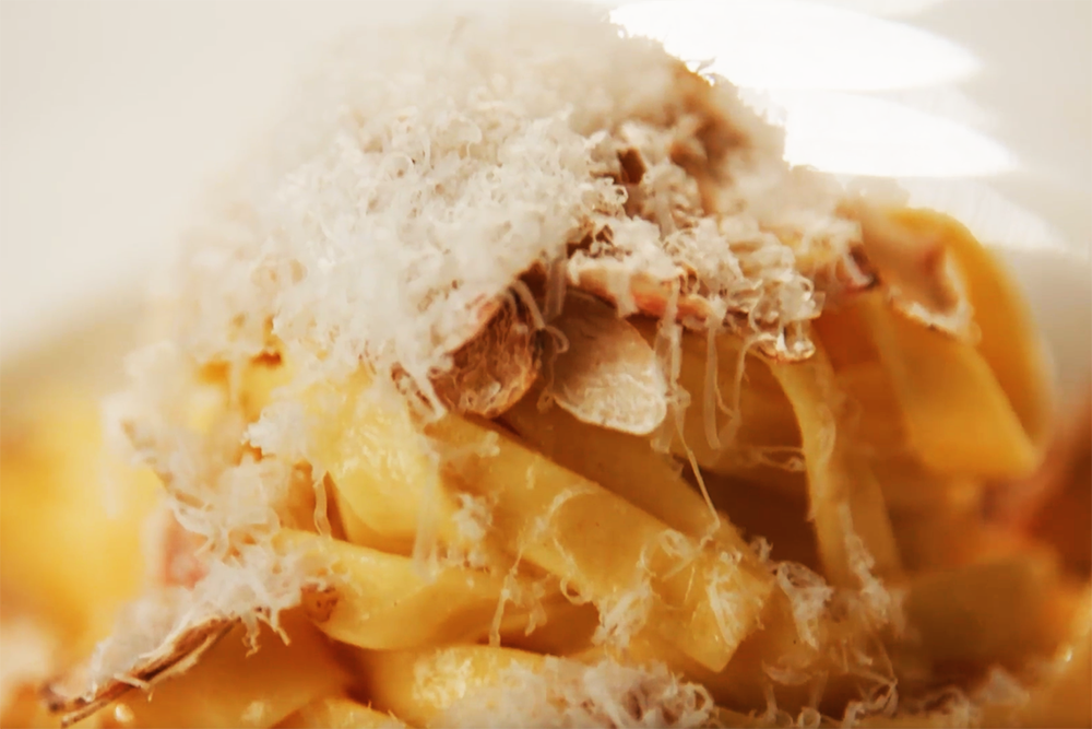 Fresh Truffle Fettuccine from Pricci in Buckhead.