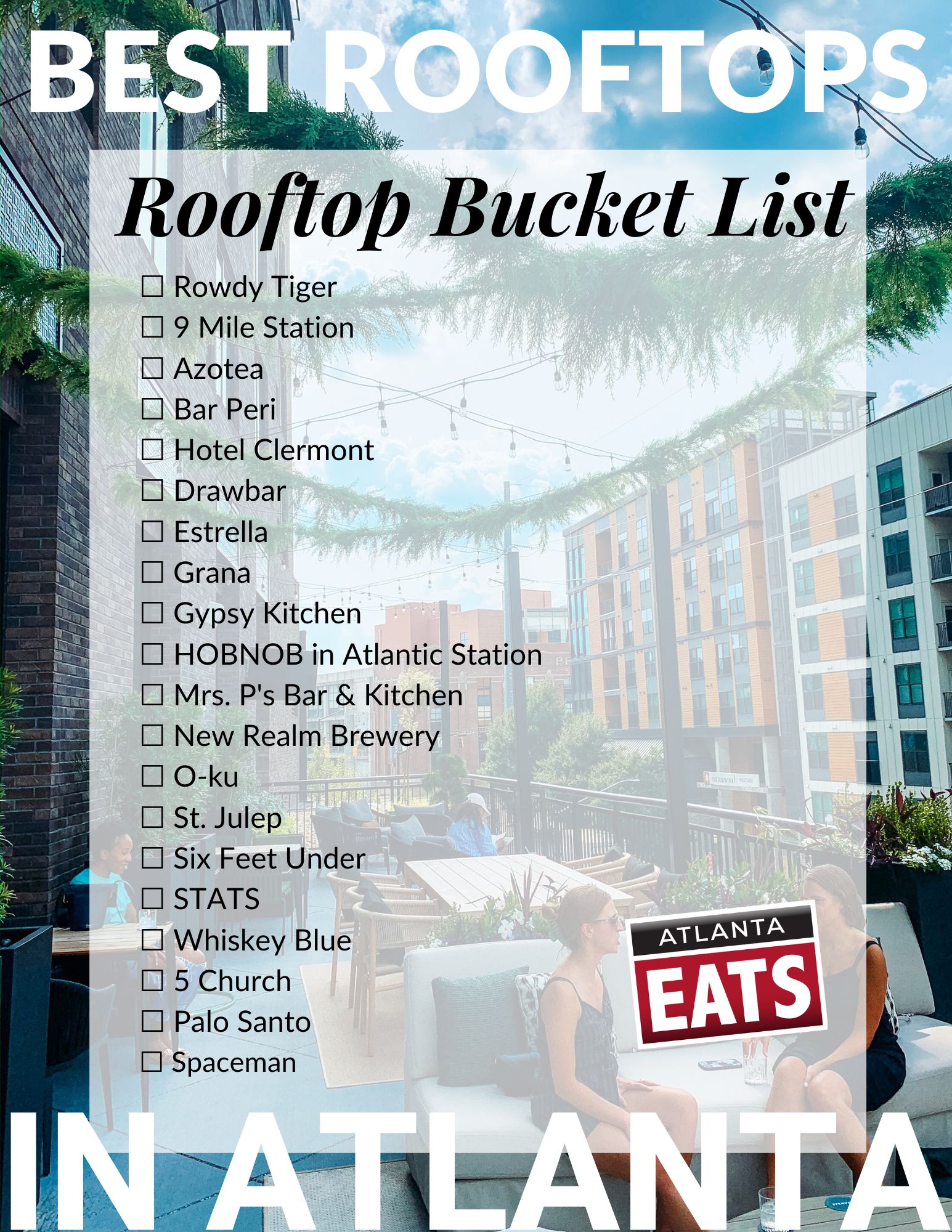 Atlanta's Most Rooftop Restaurants & Bars Best places to eat