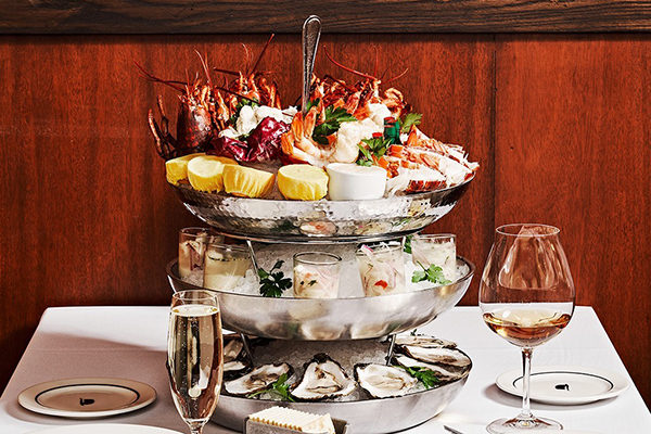 Seafood Tower from Frankie's the Steakhouse.
