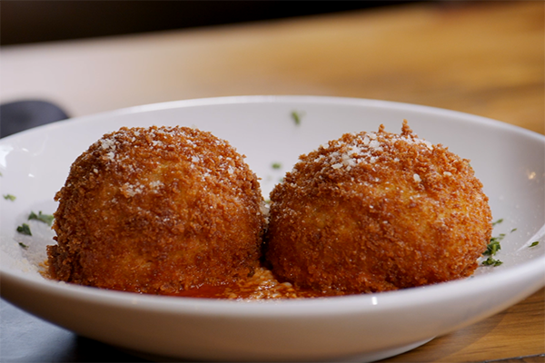 Arancini from Toscano.