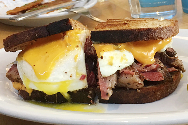 Pastrami and egg sandwich from General Muir in Atlanta, GA