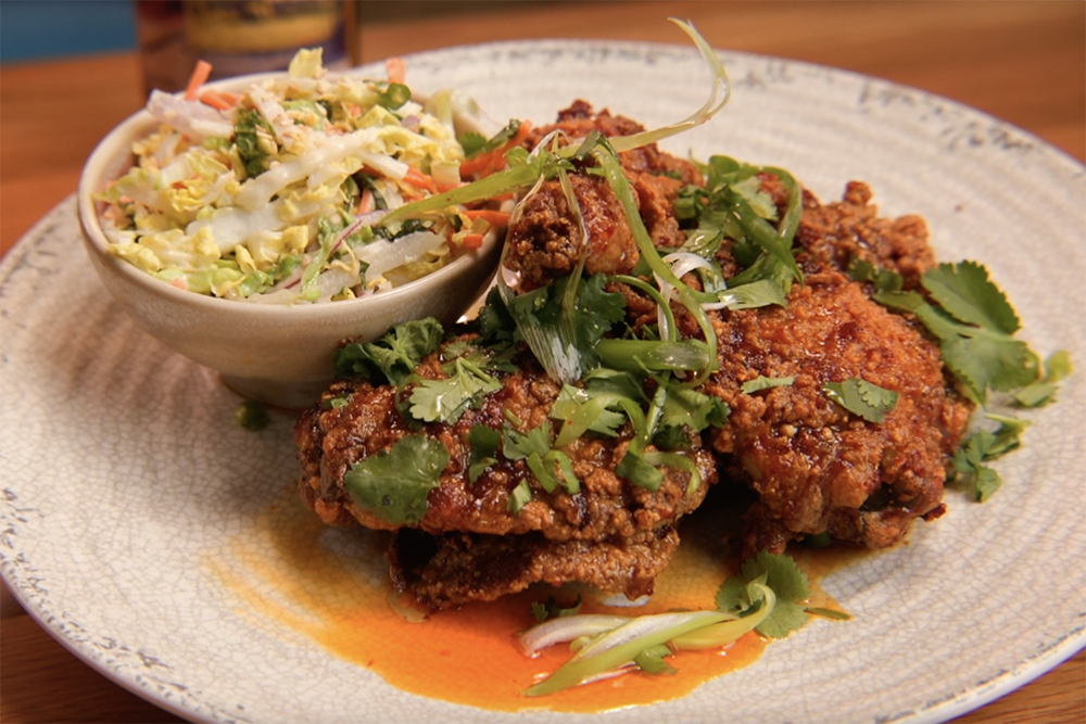 Fried chicken from Juniper cafe in west midtown.