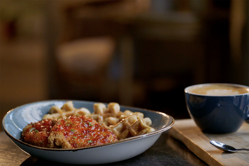 Waffles and Wings from Bold Monk Brewing Co