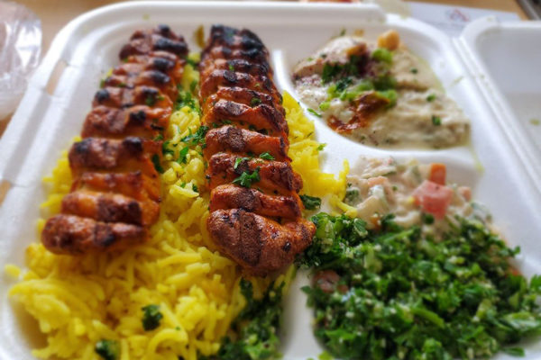 Jerusalem Bakery - Spicy Chicken Kufta Plate | Photo: Yelp