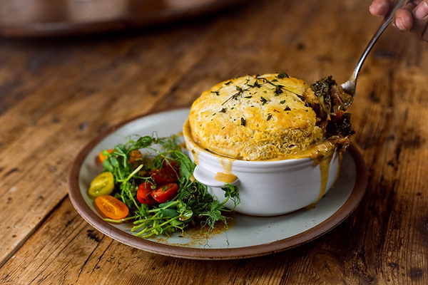 Oreathe's At The Point - Duck Pot Pie | Photo: oreathasatthepoint.com