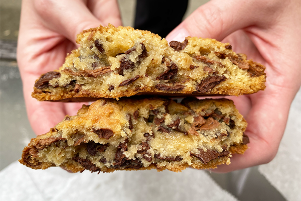 Chocolate chip cookie from Corner Cafe