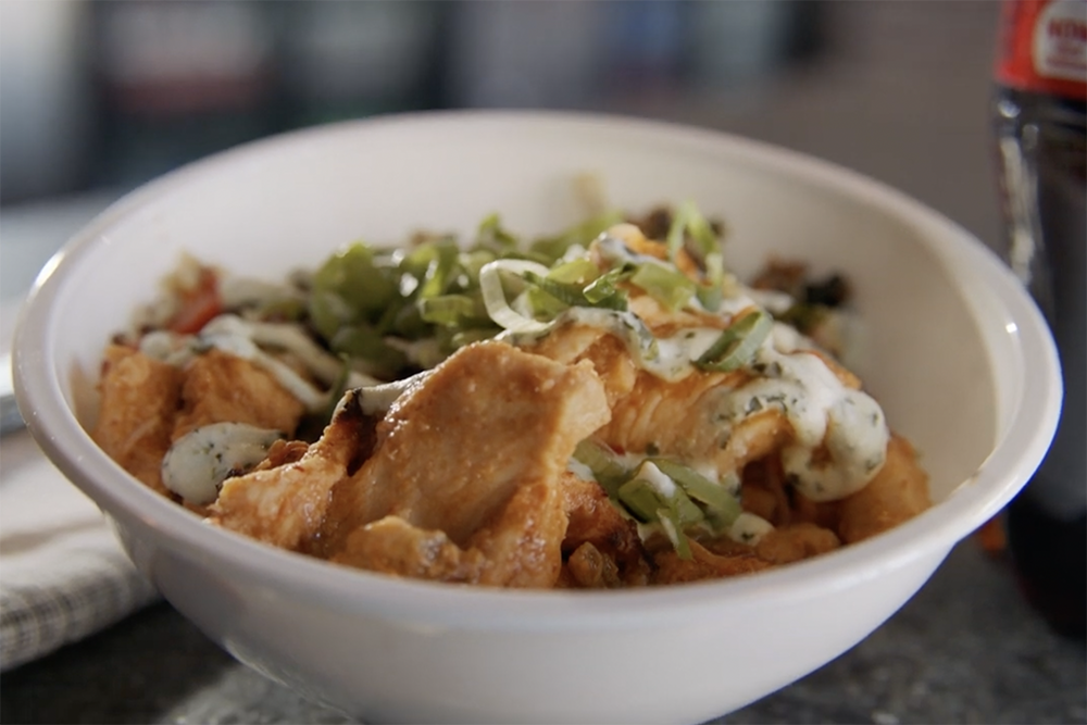 Chicken Quinoa bowl from Bootlegger's in Atlanta Motor Speedway.