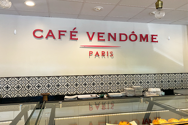 Cafe Vendome | Paris sign