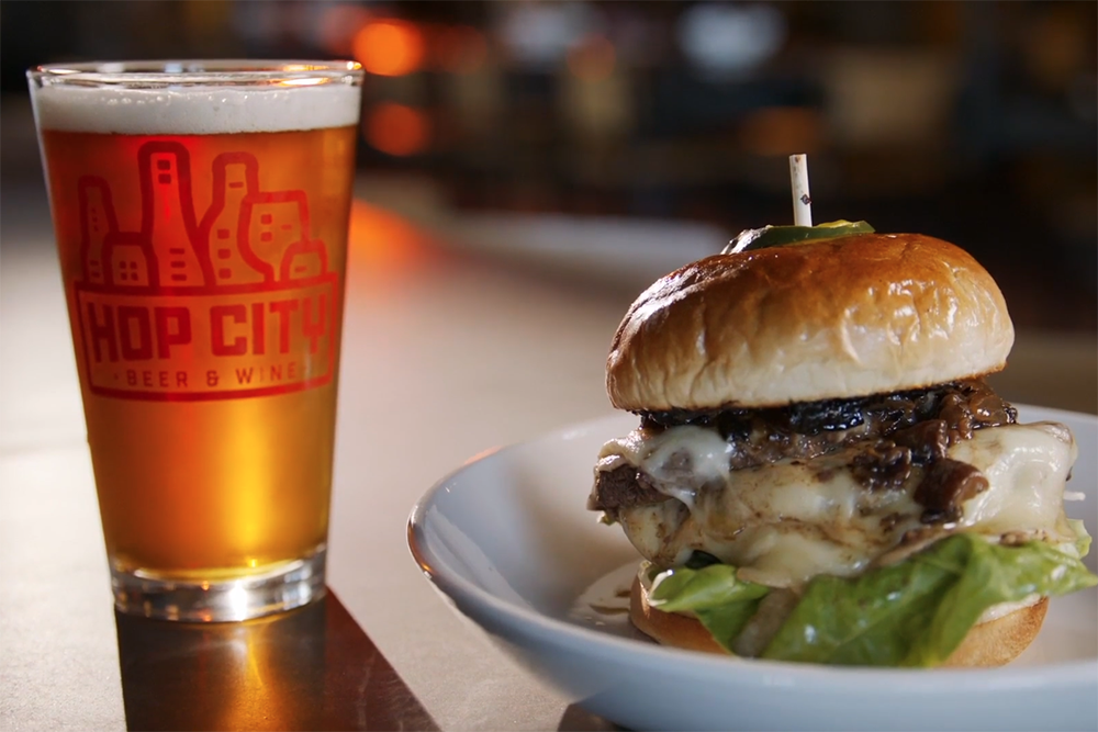 The Strangers on a Train Burger from Boxcar.