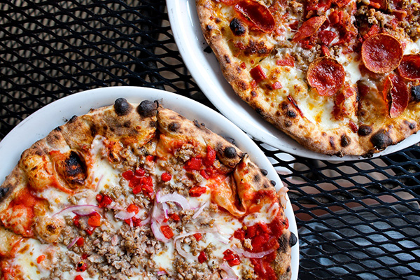 pizzas from Avellino's Pizzeria in Brookhaven 