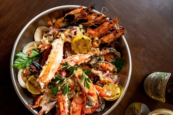 Roasted Shellfish platter from C&S Seafood and Oyster Bar.