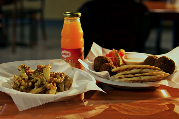 Cauliflower and falafel appetizers from Samad Grill in Sandy Springs.