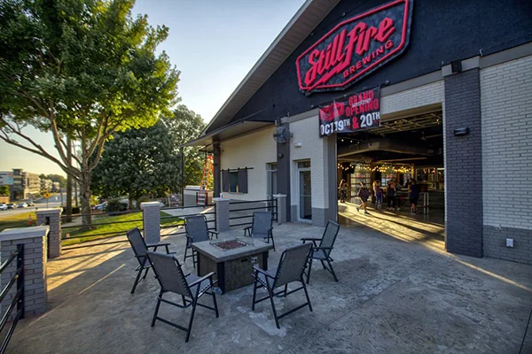 exterior of still fire brewing in Suwanee