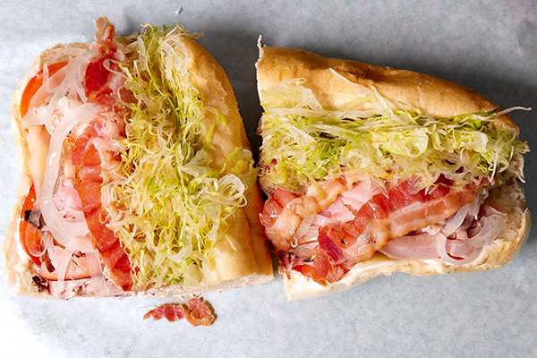 The Ultimate hoagie from Knuckies Hoagies.