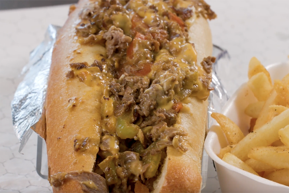 Cheesesteak from Big Dave's cheesesteak.