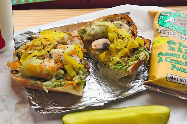 A sub from Dave's Cosmic Subs. | 1540 N Decatur Rd, Atlanta, GA 30307