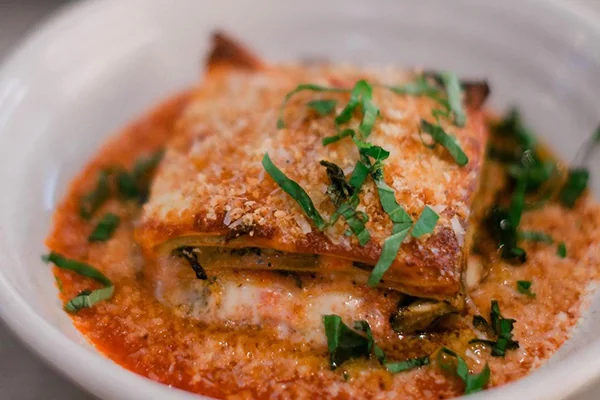 Lasagna from Bellina Alimentari in Ponce City Market.