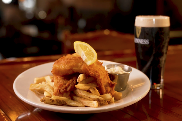 Fish and chips from Manchester Arms in College Park.