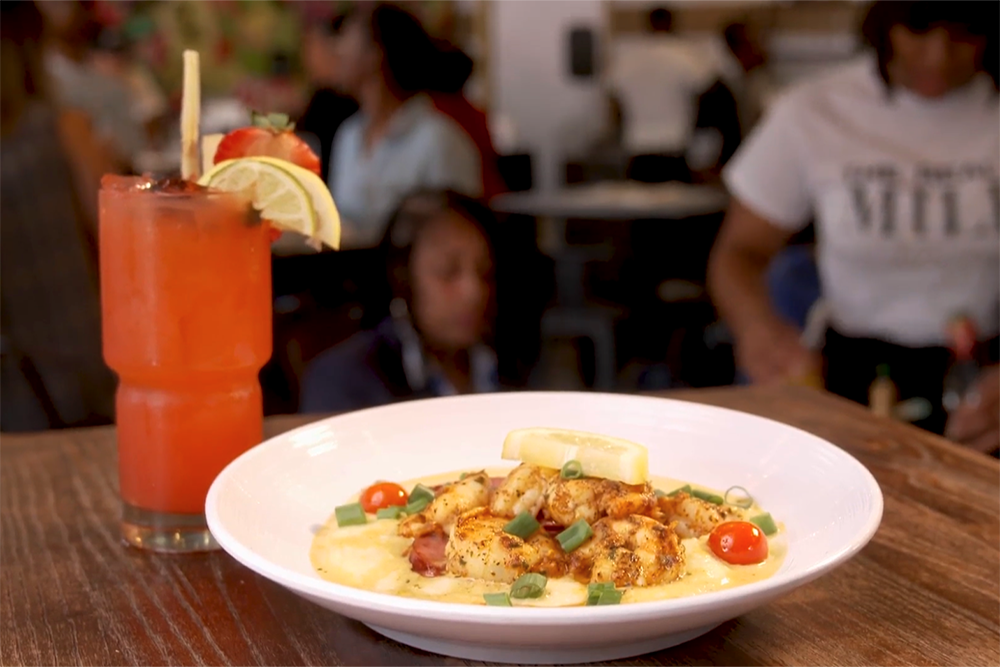 Shrimp and Grits from the Real Milk and Honey in College Park, GA