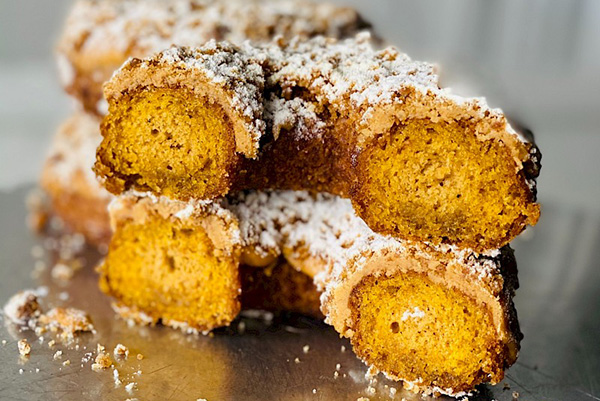 Doughnut Dollies- Vegan Pumpkin Coffee Cake