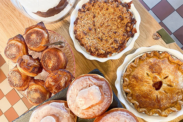 pastries from the buttery