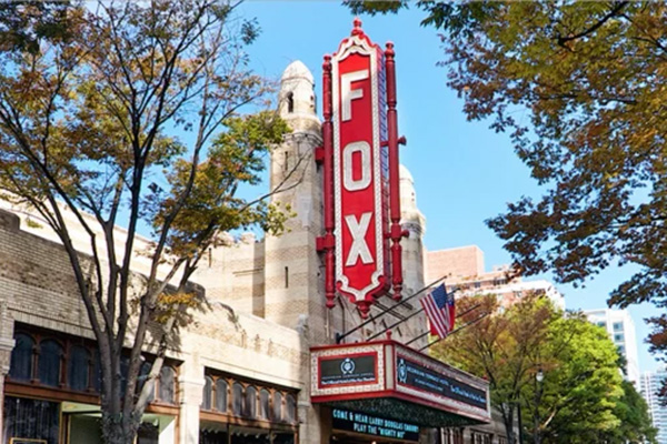 the fox theater sign 