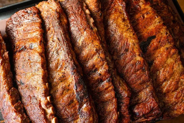 BBQ ribs from Cherokee Rose BBQ in Stone Mountain, GA.