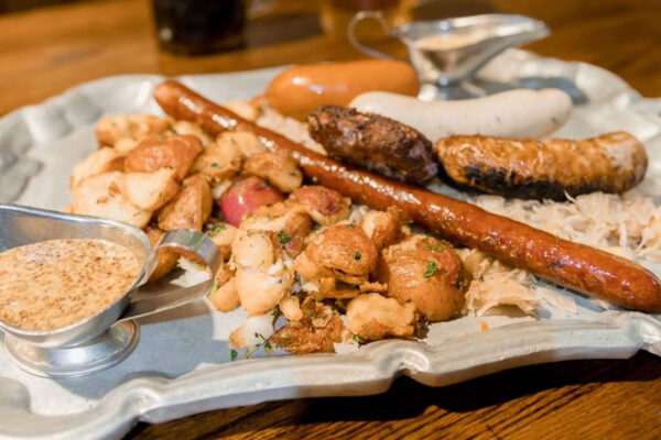 German sausage and more from the Village Corner in Stone Mountain, GA.