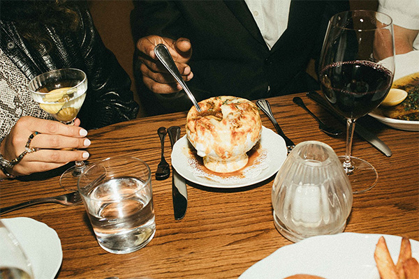 tablescape at little sparrow in west midtown 