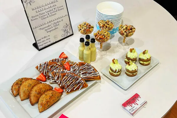 Pupanadas and waffles from Pooch Pastries in Atlanta.