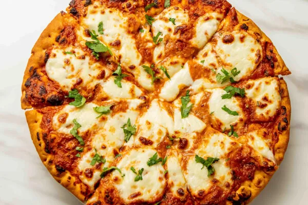 Indian Marinara pizza from Tandoori Pizza and Wing Co.