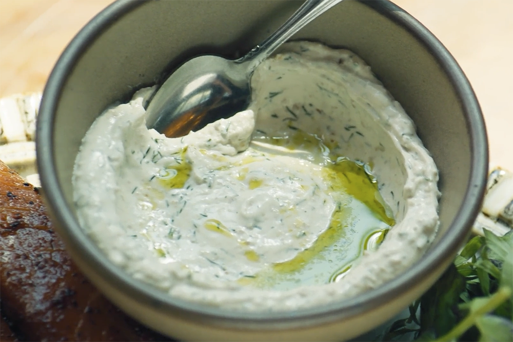 Dill Labneh from Delbar Buckhead