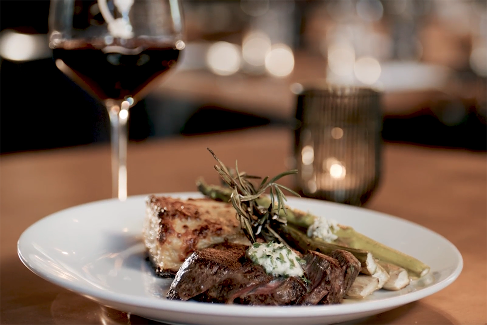 Allen Bros filet mignon from Cru Food and Wine Bar.