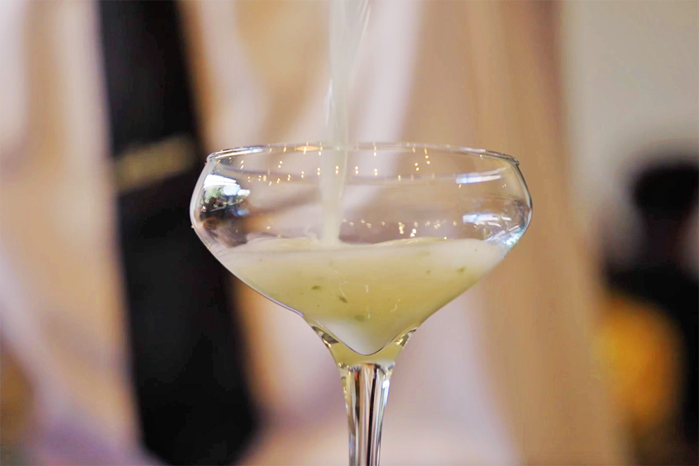 Cocktail from MF Bar in Alpharetta.