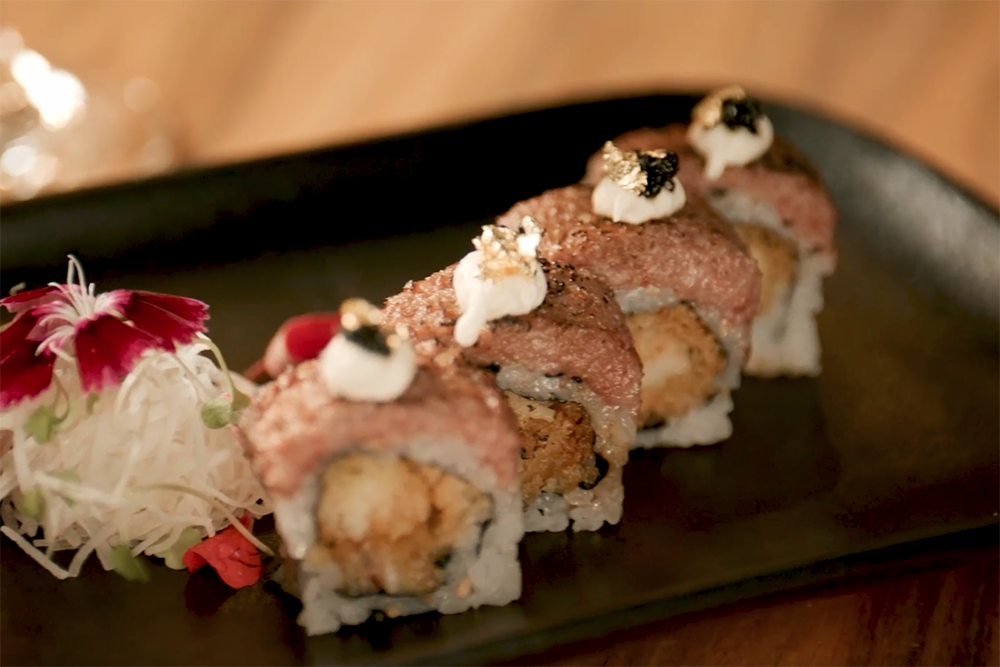 Signature rolls from MF Bar in Alpharetta.